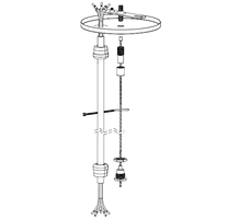 5" Canopy w/48" Power Feed and Adjustable Cable Support